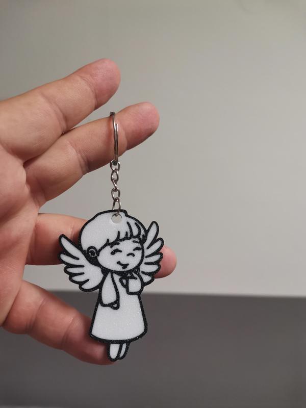 Cute Angel 2.0 multicolor keychain
