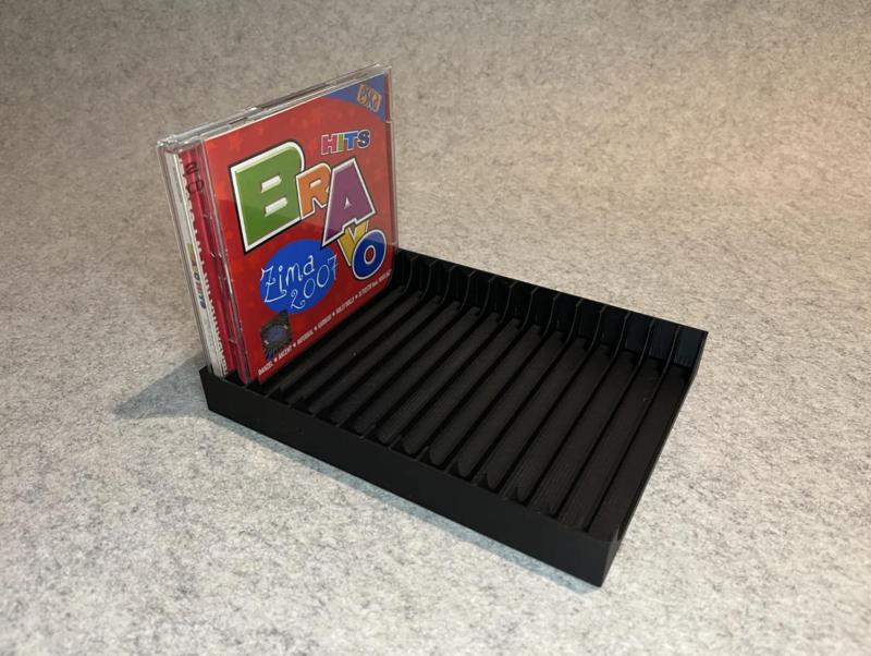 Simple stand holder for 15 CD discs