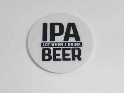 IPA lot Beer coaster