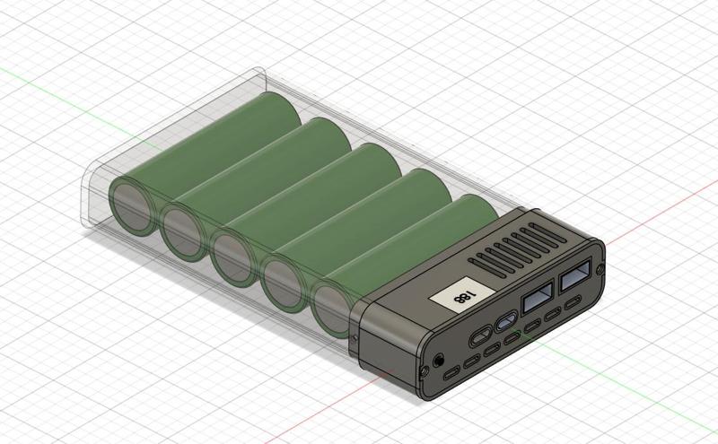 21700 5ps PowerBank    MYZL-YD24-2.3