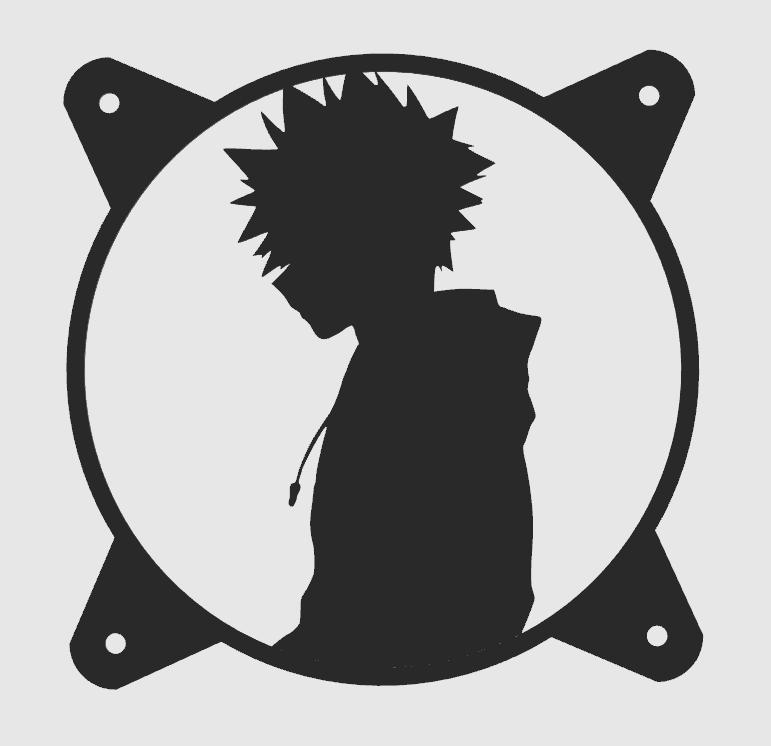 FAN COVER Yuji Itadori jujutsu kaisen CUBIERTA DE VENTILADOR FAN GRILL 120MM