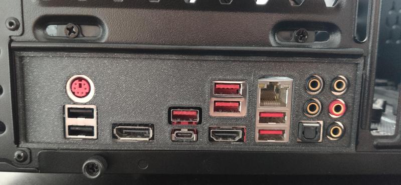 IO Shield for MSI H370F Gaming Pro Carbon motherboard