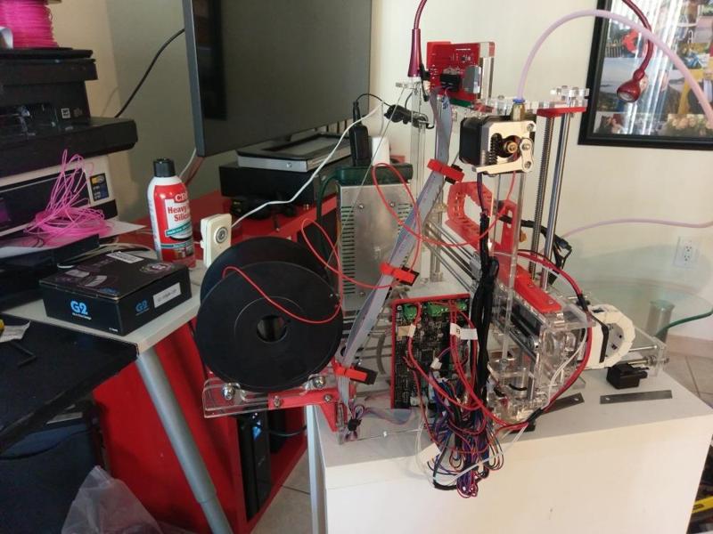 Filament Base adapter to printer frame (sunhokey)