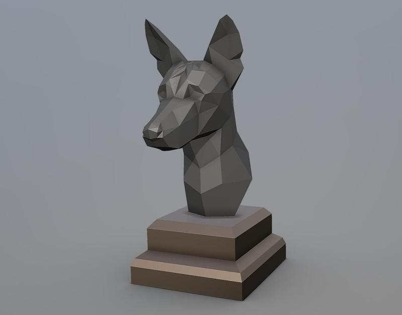 pharaoh hound bust