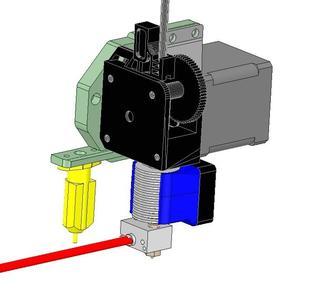 Scalar - BLTouch + E3D Titan mount for E3D V6 hot ends