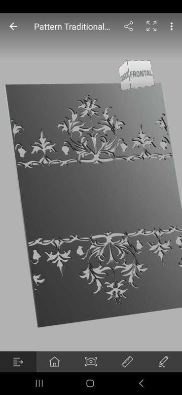 Stencil Pattern Traditional 8041