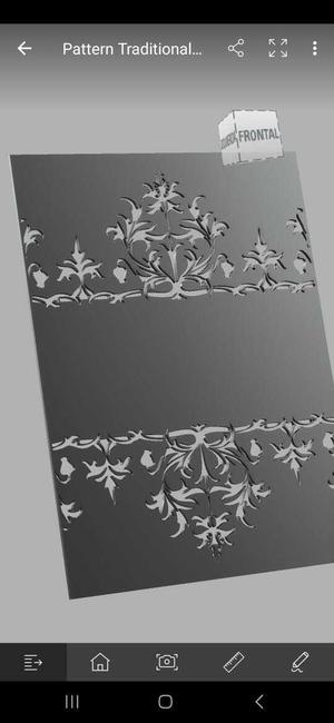 Stencil Pattern Traditional 8041