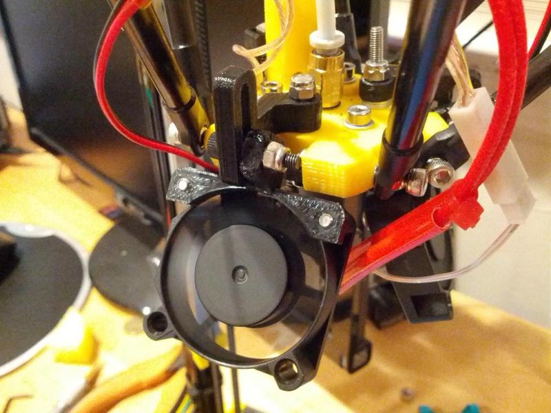 Kossel Mini Adjustable Fan Mount