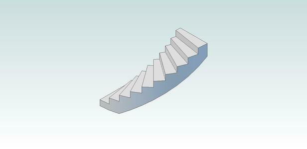 HO Scale Spiral Staircase