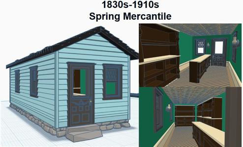 Spring Mercantile (HO SCALE)