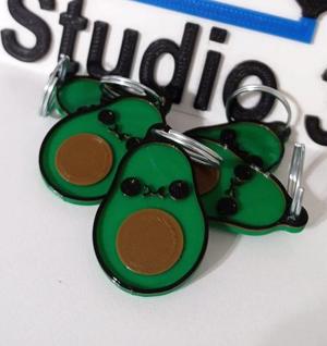 Avocado/Avocado Keychain