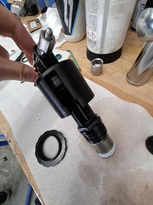 RockShox Spring Compressor Tool Super Deluxe / Deluxe Coil, Mullet Bike Service 3D printed tools