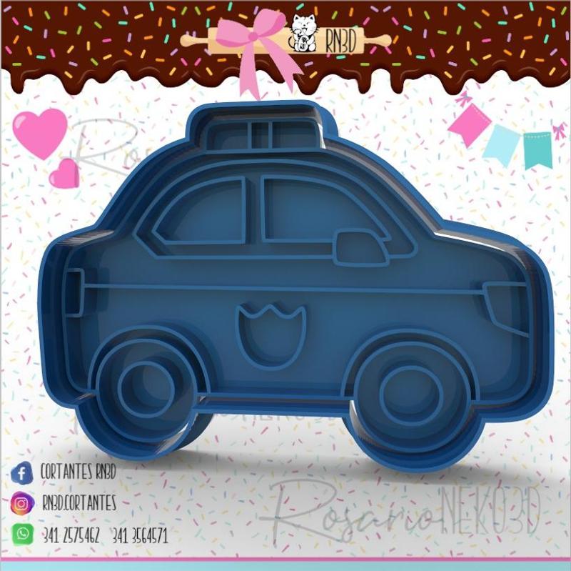 PATRULLA POLICIAL cookie cutter - police patrol cookie cutter