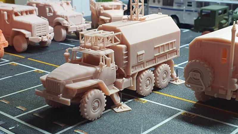P18 Radar on Ural 4320 chassis (Scale 1/72)