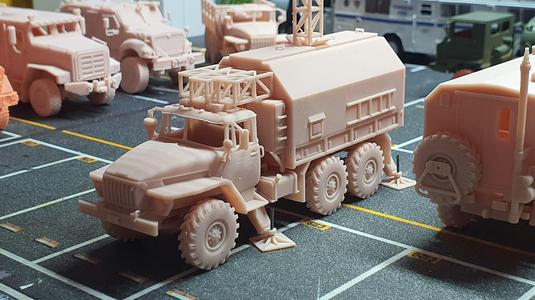 P18 Radar on Ural 4320 chassis (Scale 1/72)