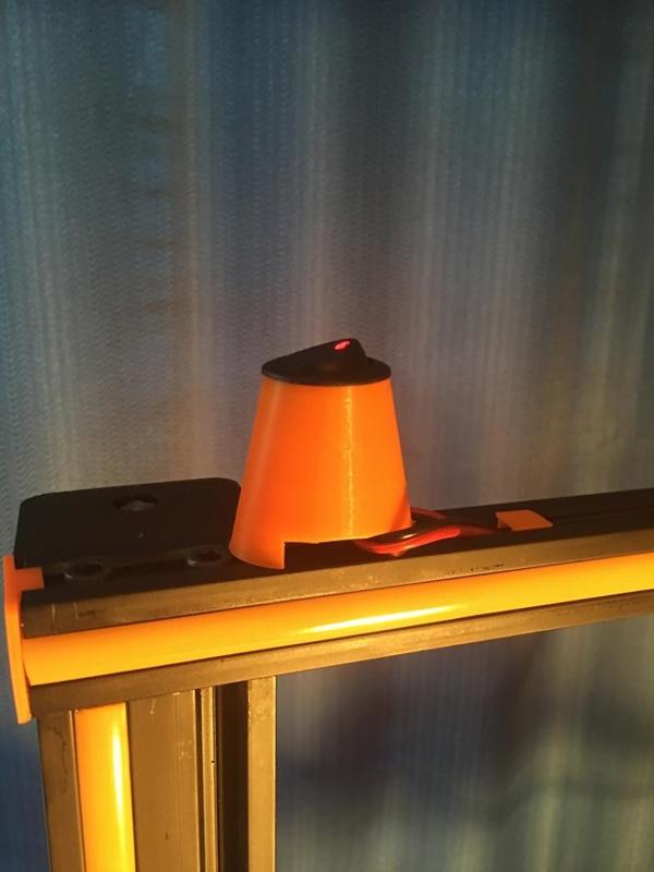 LED Switch Mount for Aluminum Extrusion