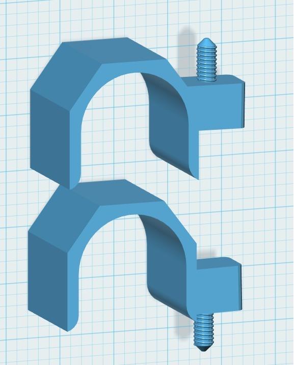 support de canne au coup 