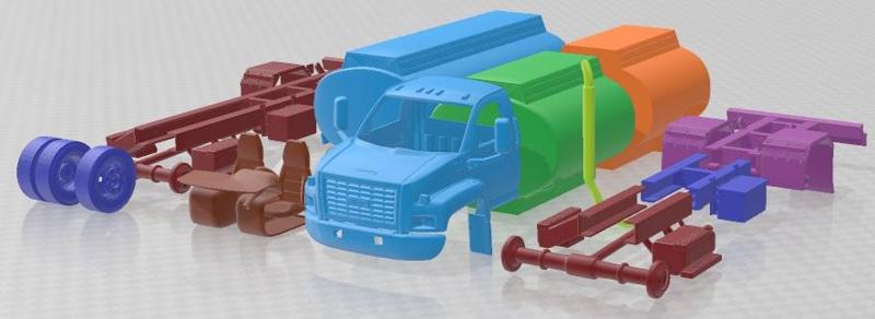 GMC Topkick C8500 Tanker 2004 Printable Truck