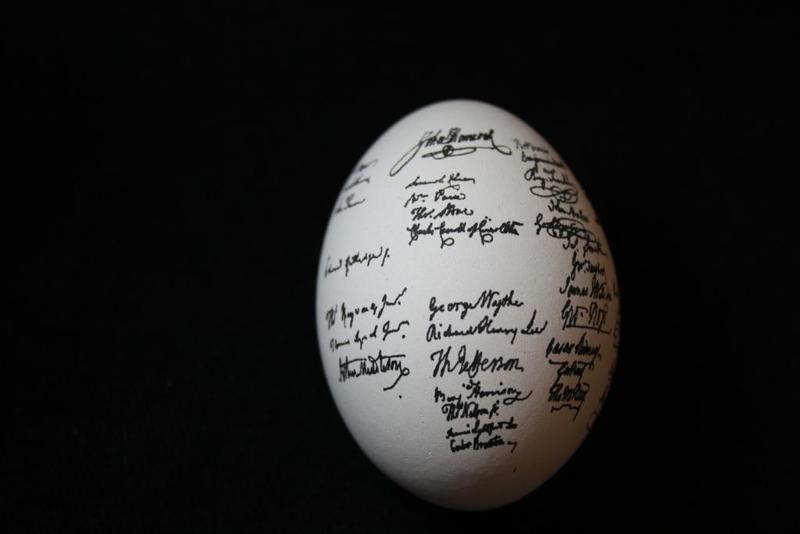 Signers Egg for Eggbot