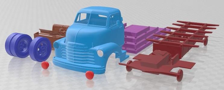 Chevrolet COE Truck 1950 Printable