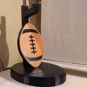 Stand for headphones, headset, football, football, american football, ready for printing