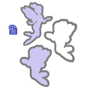 3pc Fairy Bath Bomb Mold