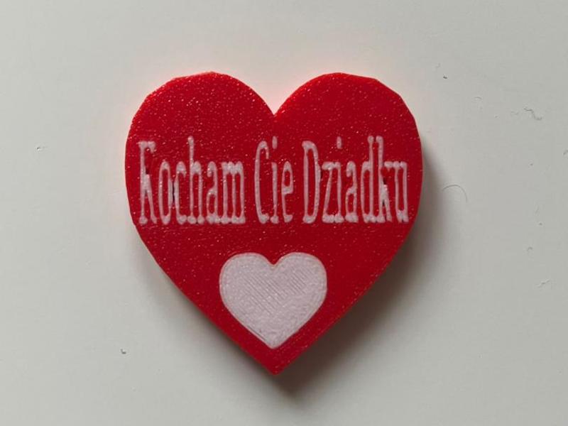 Grandpa I love you magnet Grandfathers Day