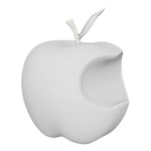 White Apple Sculpture