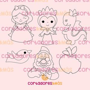 SNOW WHITE PRINCESS CUTTER - CUTTER COOKIES