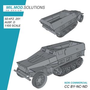 Sd.Kfz. 251 Ausf. D WW2 Wehrmacht Tabletop