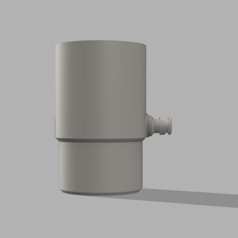 rain collector 80 mm tube - gardena quick connect outlet