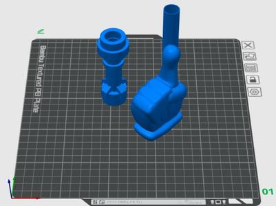 cartoon point hand + light saber