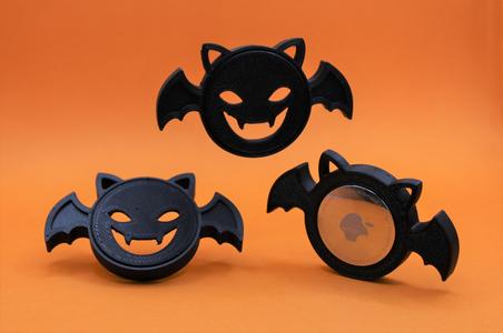 Happy and Spooky Bat AirTag Holders