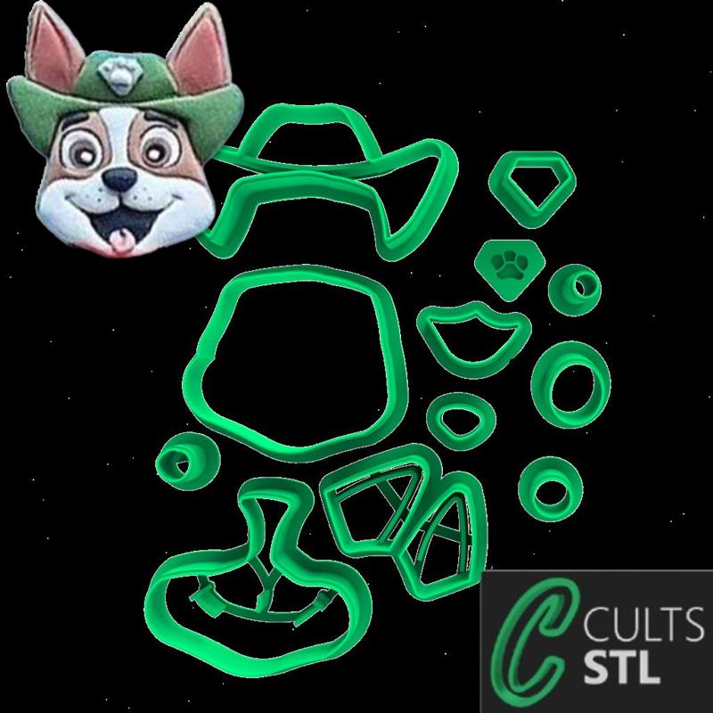 CORTADOR - TRACKER - PATRULHA CANINA - 5cm