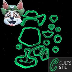 CORTADOR - TRACKER - PATRULHA CANINA - 5cm