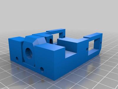 OpenBeam 1.4 X Block for 6mm tube extended BedLeveling 3