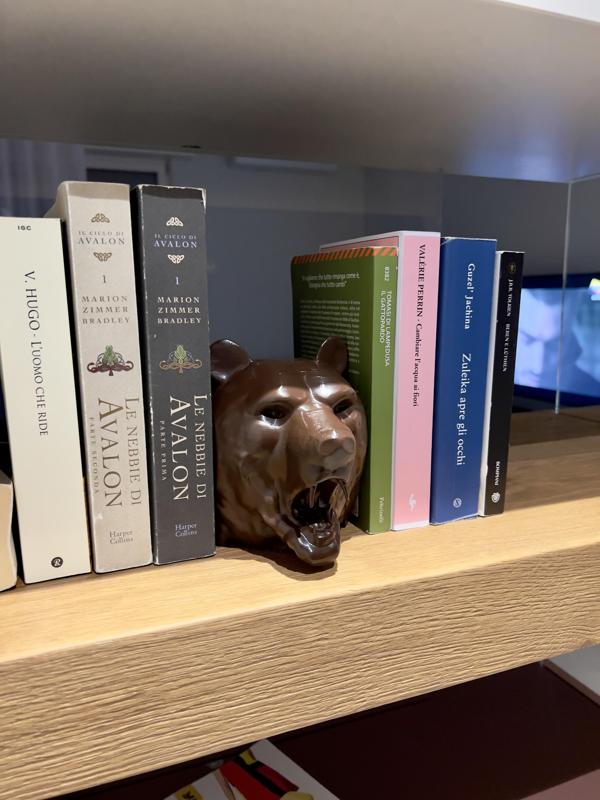 Head Bear Bookends