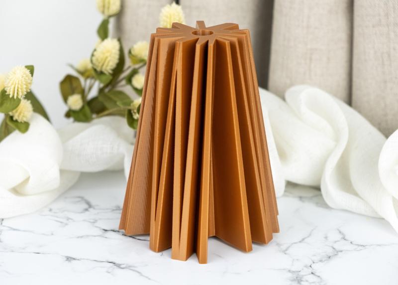 Origami Pleats Vase | Modern Minimalist Design for Home Decor