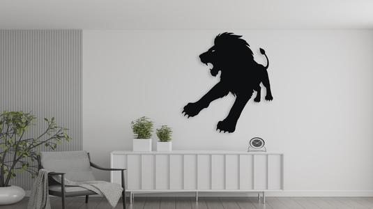 Roaring Lion Wall Decor Art