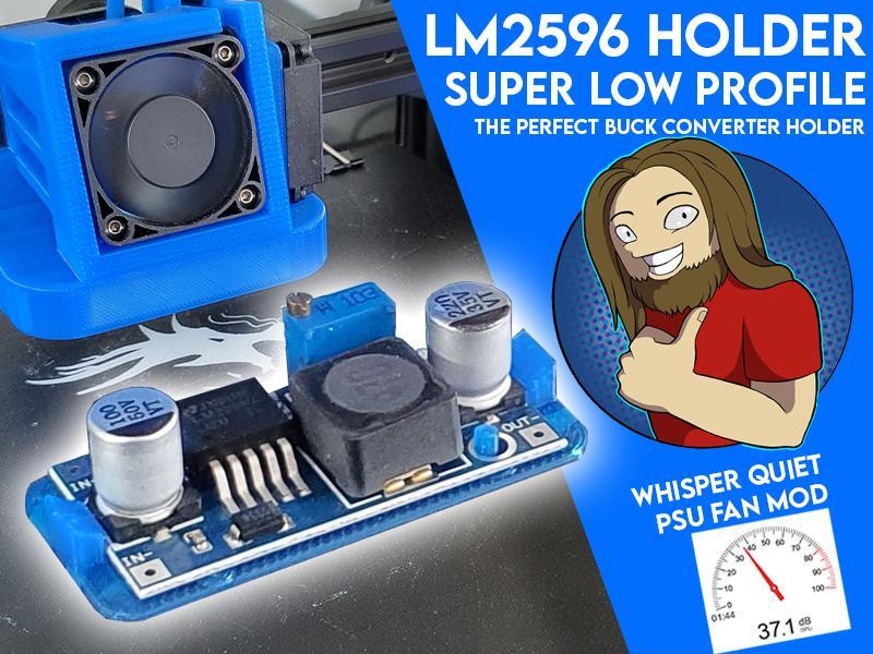 Low Profile LM2596 Holder