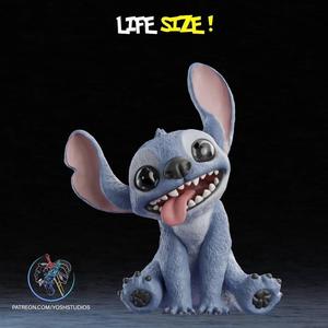 Life-Size Movie Blue Alien Dog 3D Printer File STL
