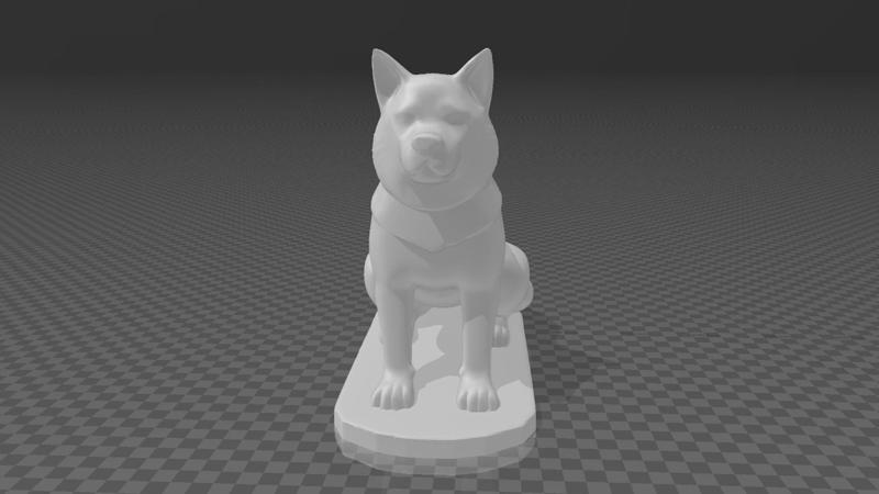 Dog Statue – 3D Printable Pet Decor STL File