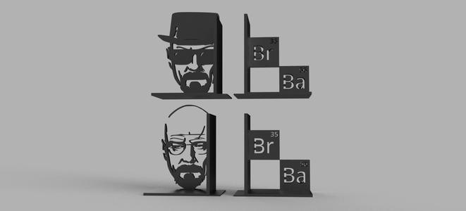 Breaking Bad bookend, book holder