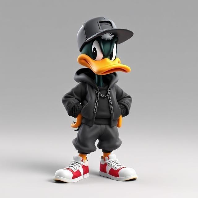 Hip Hop Artist - Dufy Dock Style 3D Model