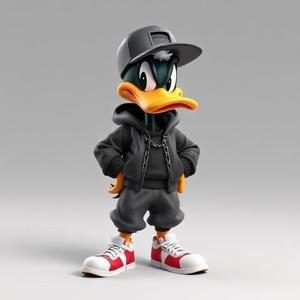 Hip Hop Artist - Dufy Dock Style 3D Model