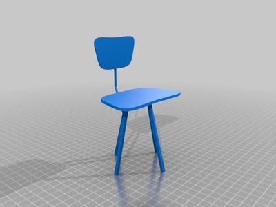  Skeletal chair
