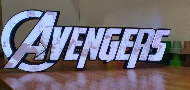 Avengers lamp