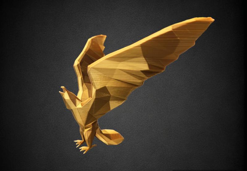 Low Poly Bald Eagle (No Supports!)
