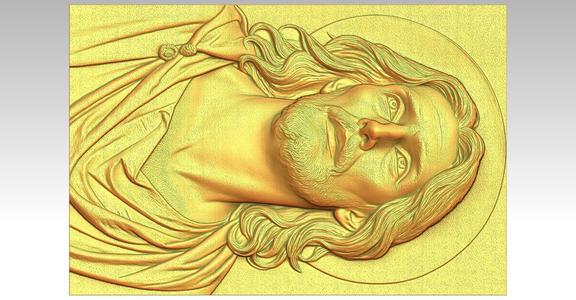 Jesus CNC Relief Model