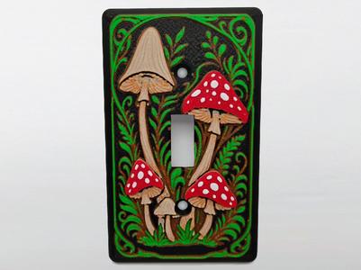 Mushroom Forest Light Switch